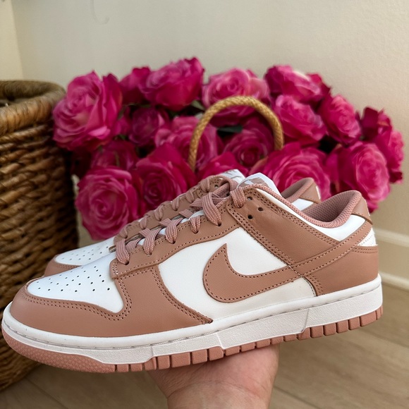 Nike Womans dunk low white rose whisper nude - Picture 12 of 16